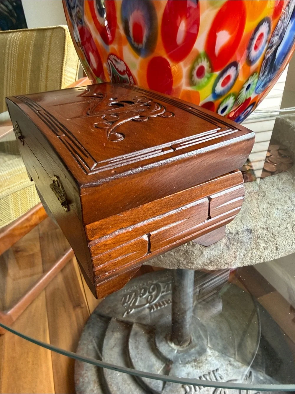 Vintage jewelry box - Picture 6 of 9